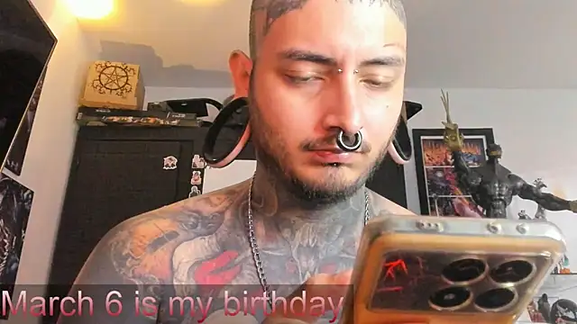 Snapshot of DEATHINK666XX chatting on March 3, 4:03 pm DEATHINK666XX online show from March 3, 4:03 pm