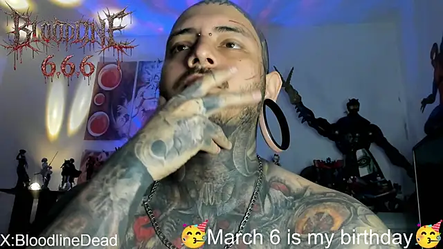 DEATHINK666XX online show from March 1, 6:32 pm