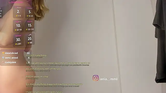 Ania jones online show from March 20, 12:19 am