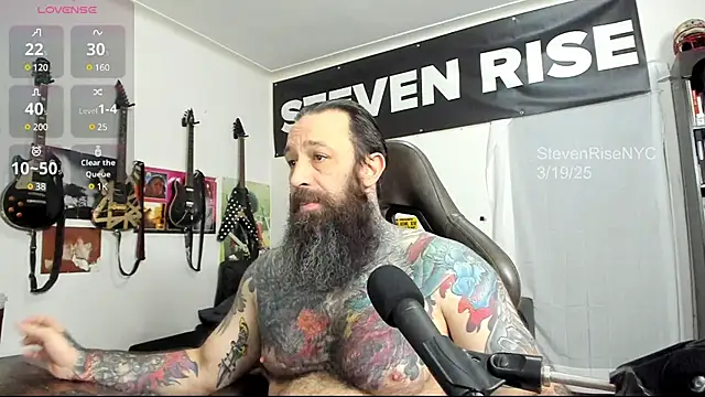 StevenRiseNYC online show from March 19, 12:12 pm